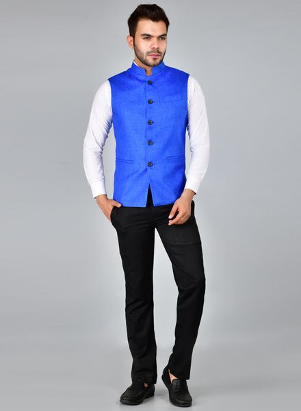 Waistcoat blue sale colour